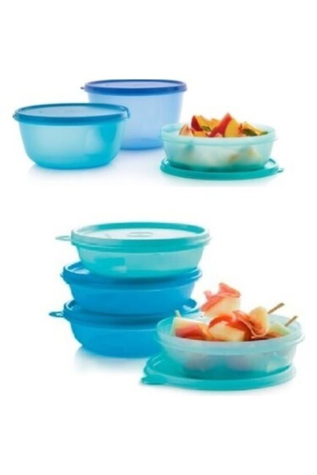 مجموعة حاويات تخزين الحلوى مكونة من 6 قطع - 2