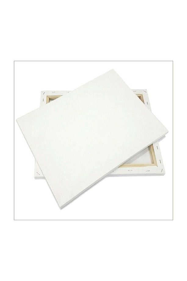 Akrilik Boya 25*35 Cm Tuval 3 Adet Fırça 1 Adet Palet 4'lü Set - 3