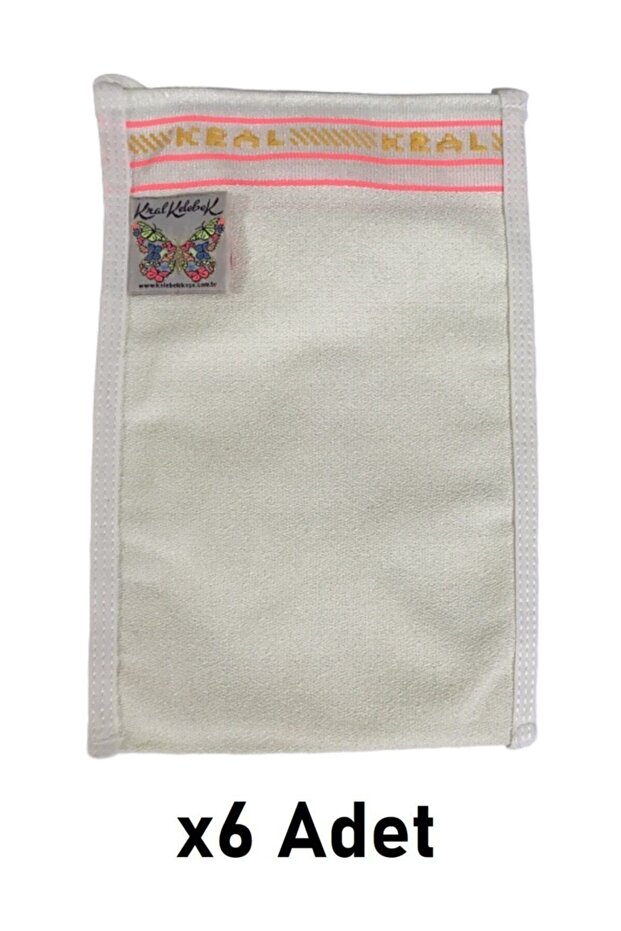 Butterfly White King Pouch Super Thick Very Hard Bath Bath Pouch 6 Pieces