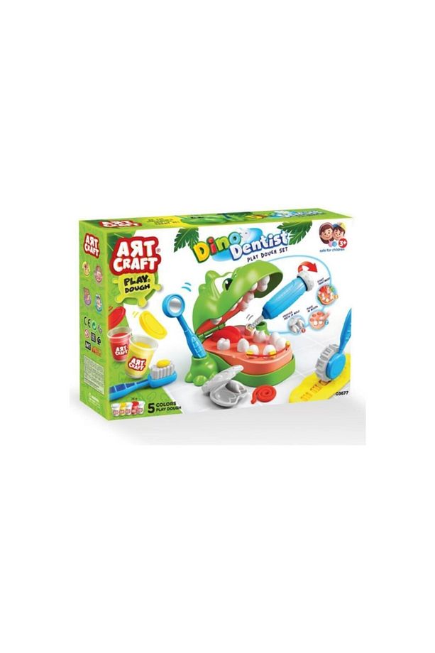 Art Craft Dinazor Dişçi Hamuru Set - 2