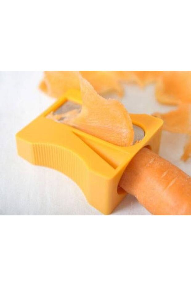 Vegetable Peeling and Slicing Apparatus Carrot Sharpener 2 Piece Set Quick Cutting Decorative Design
