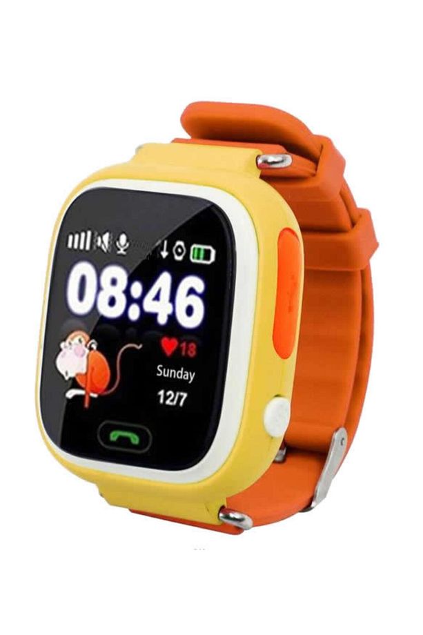 Akıllı Çocuk Saati Konum Takipli Sim Kart Girişli Gps Ve Sos Özellikli -net Konum-sarı - 2