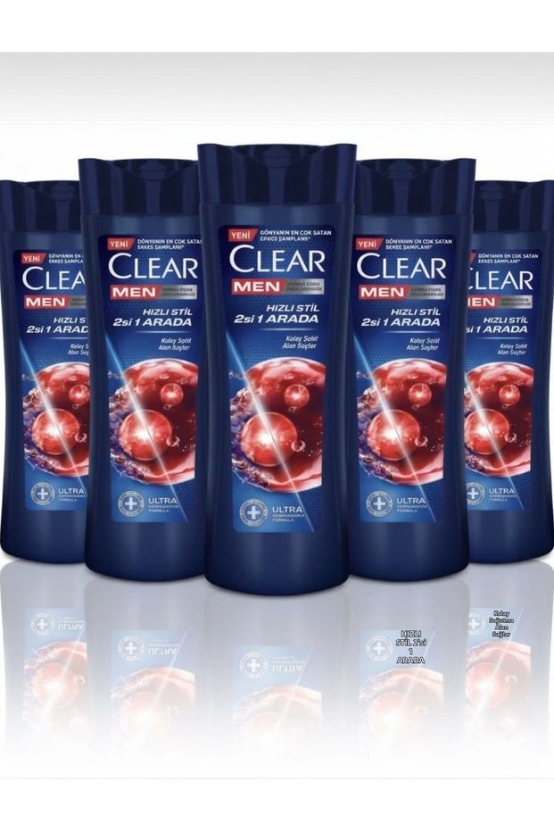Anti-Dandruff Shampoo Fast Style 2 in 1 350 Ml*5 Pieces