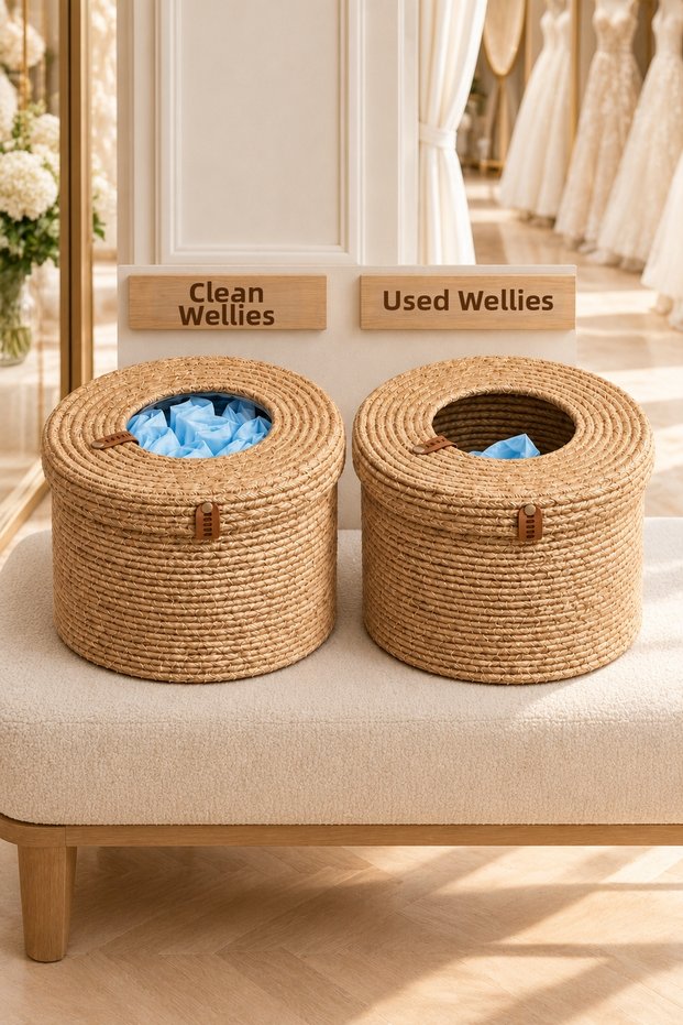 2-Piece Shoe Cover Basket Box, Bag Organizer Organizer Basket 25X25 - 2 Pieces