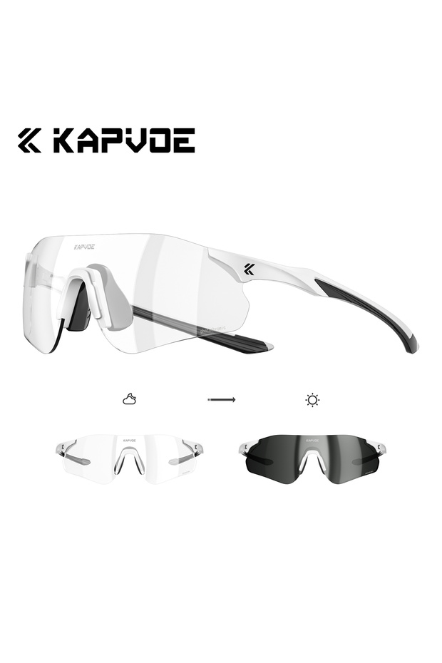 1 lens Photochromic-35 Photochromic Running Sunglasses Women Men Cycling Glasses Bike