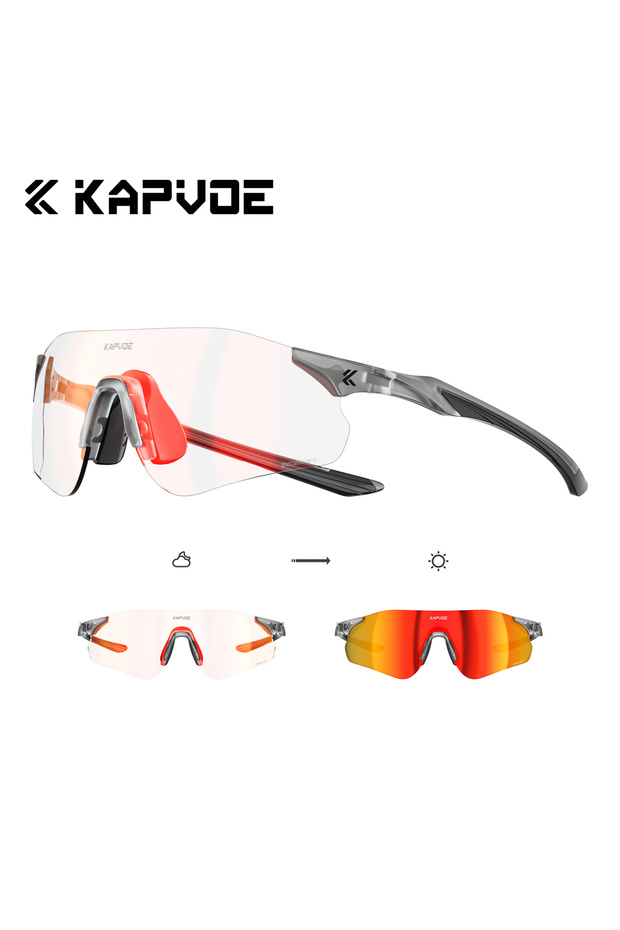 Choice 1 lens Photochromic-RE-35 Phothromic Running Sunglasses Women Men Cycling Glasses Bike