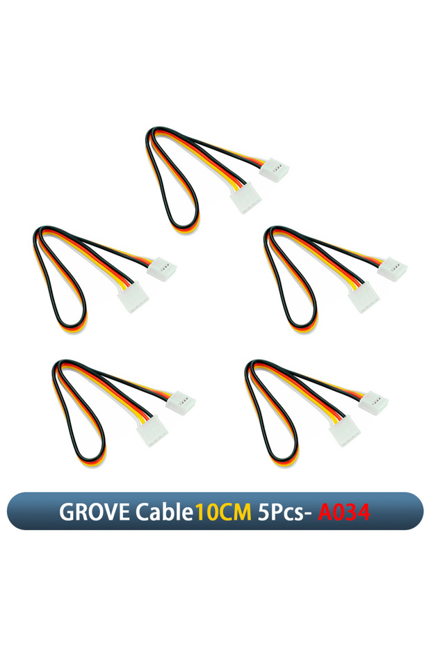 10CM Cable 5Pcs M5Stack Unbuckled Grove Cable Development board Accessory GROVE wire HY2.0-4Pin sen