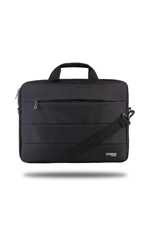 Romeo Series Tl2000 15.6 Inch Compatible Waterproof Fabric, Notebook, Laptop, Handbag - Black