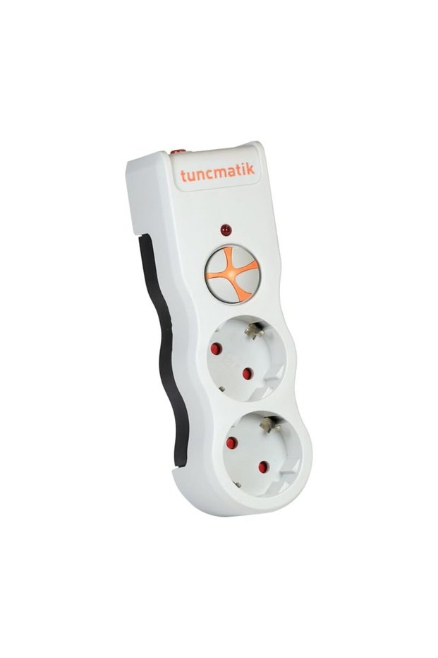 Tsk19021 Surge Protector Sockets, White, 2-Piece 1050 Joules