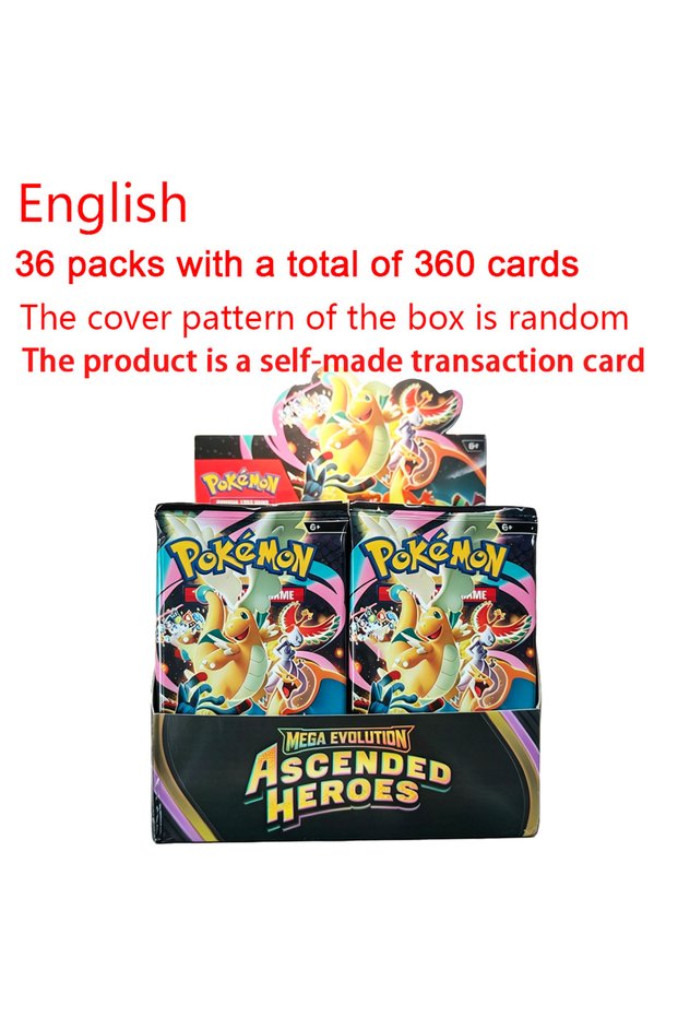 Bandai 1 box 36 packs 360Pcs Pokemon Card Destined Rivals Prismatic Evolutions Scarlet Violet 151 PA