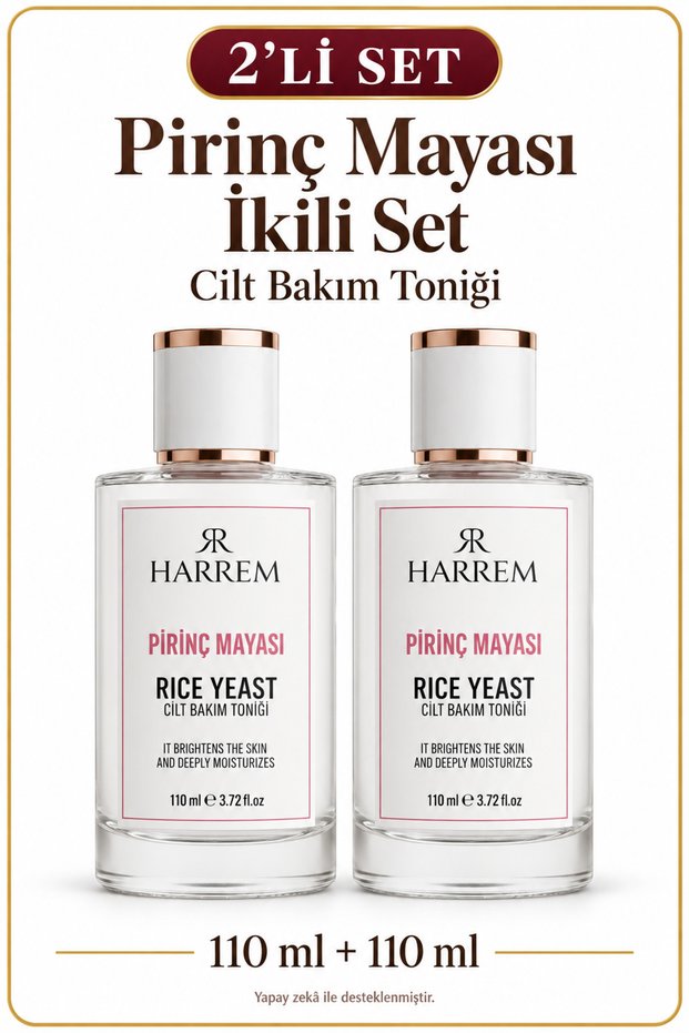 Rice Yeast Whitening, Brightening, Moisturizing, Anti-Blemish Tonic Set of 2