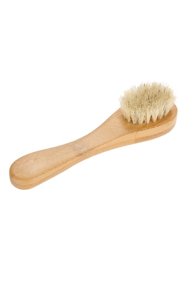 1pcs Skin Brush Wood Face Brush Wooden Handle Face Brush Wooden Handle Face Brush Exfoliating Cleani