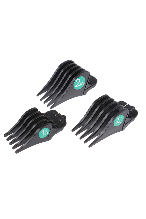 Black 3Pcs Large Size 32/38/51mm Limit Comb Trimmer Cutting Guide Clipper For