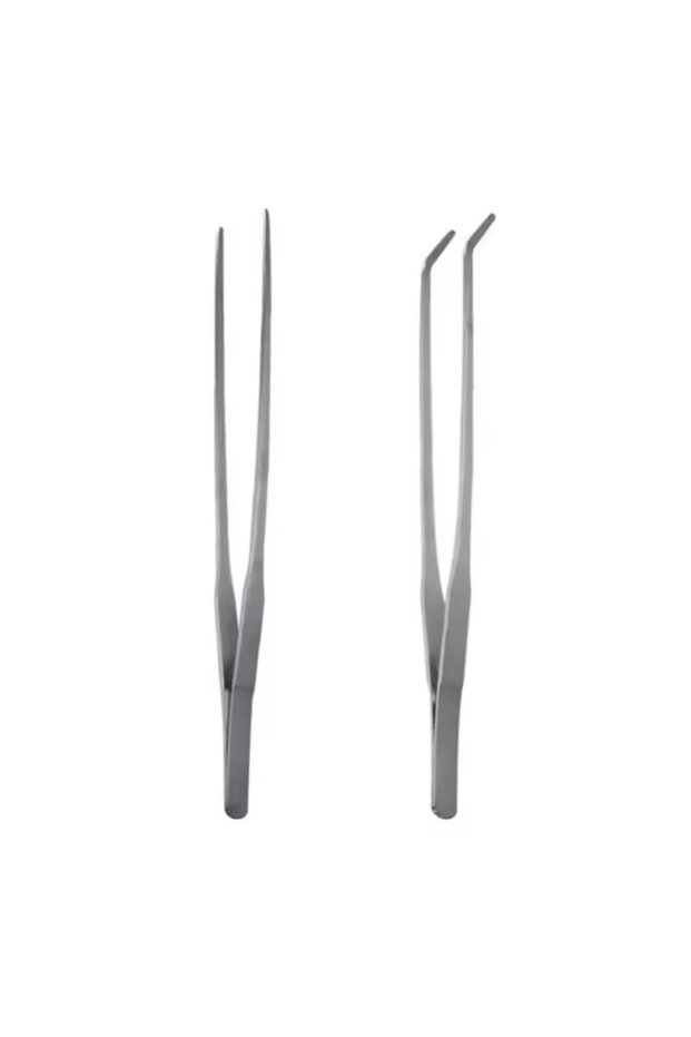 48cm 2pcs 27/38/48cm Stainless Steel Aquarium Tweezers Pliers Fish Tank Plant Aquascape Tools Straig