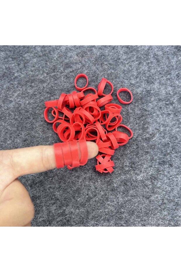 200 Pcs Rubber Bands Rubber Band Rings Ties Strong Elastic Bands for Home Office School Stationery