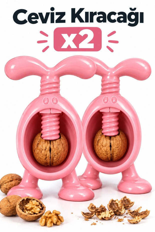 Urve Luxury Cekır Walnut Kıracak Set of 2