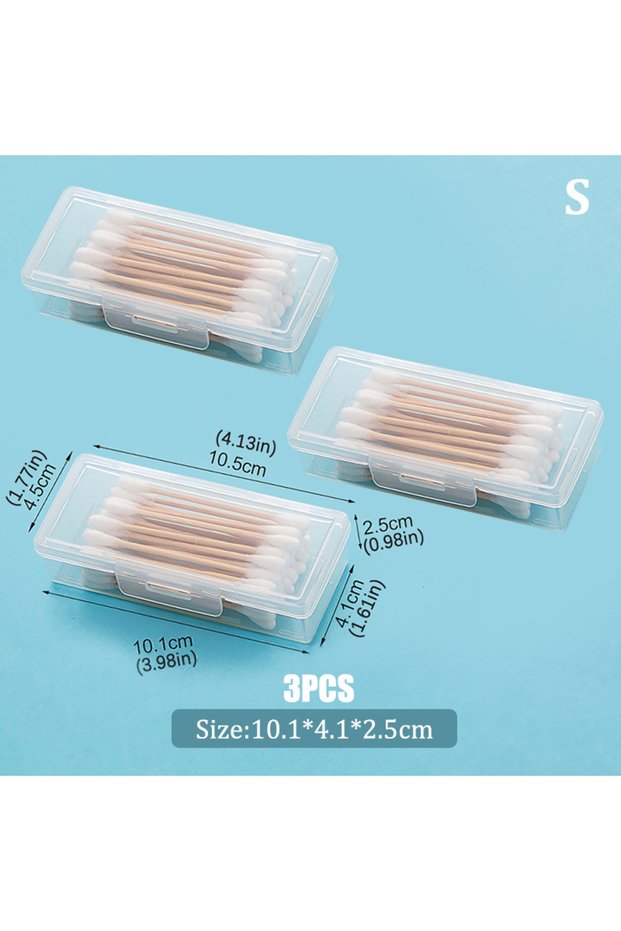 C Portable Travel Medicine Box Cotton Swab Holder Case Detal Floss Jewelry Box
