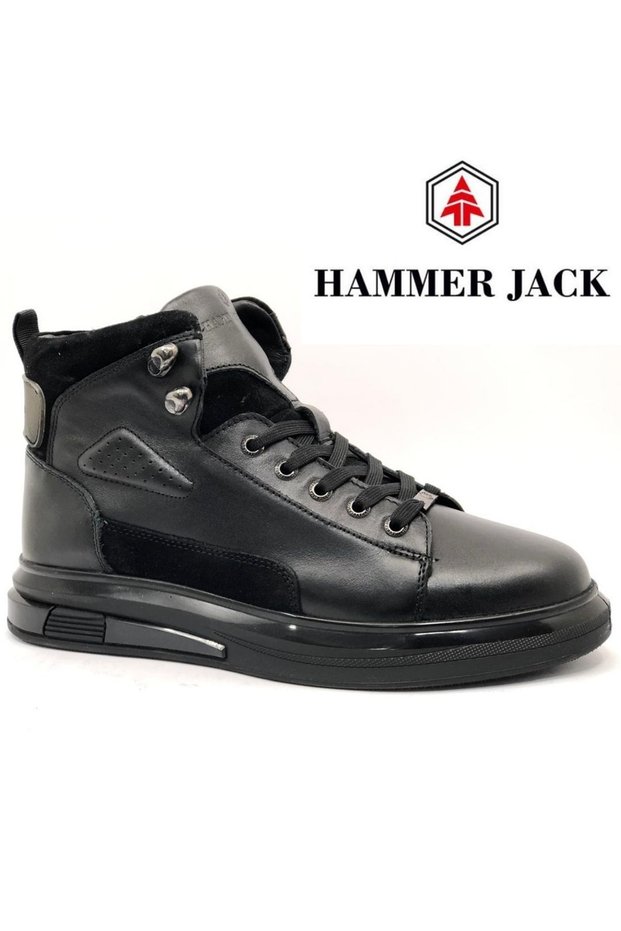 102-24897-m Alexis Sneaker Leather Casual Men's Boots Black