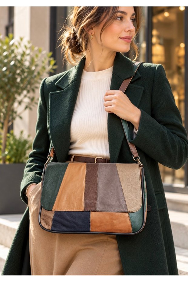 Genuine Leather Special Design Bag (26cm X 19cm)