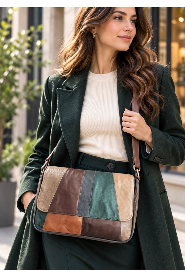 Genuine Leather Special Design Bag (26cm X 19cm)