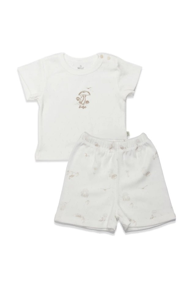 2-Piece Set with Shorts My Favorite Zoo 14150 Ecru