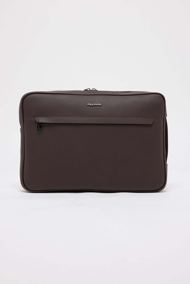 Men's Faux Leather Briefcase