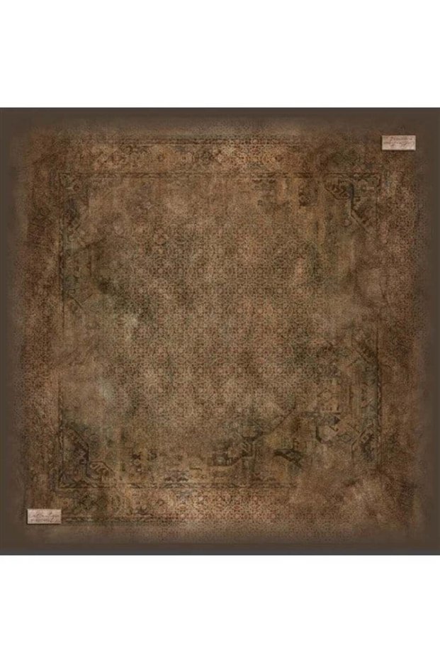Saf Sura İpek 2848 01 Bitter Brown Ethnic Pattern