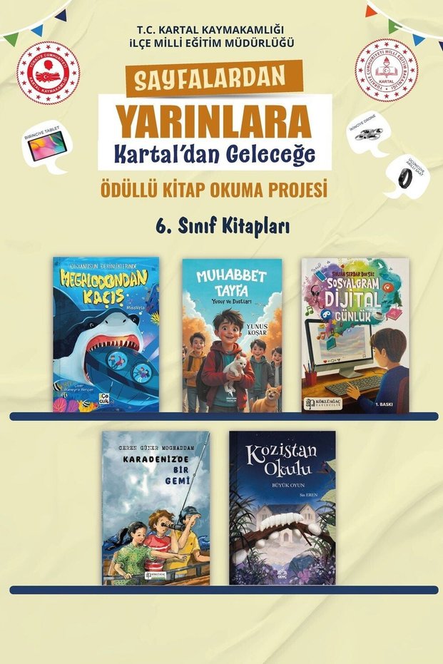 Kartal Sayfalardan Yarınlara 6. Classroom Book Pack (5 Books)