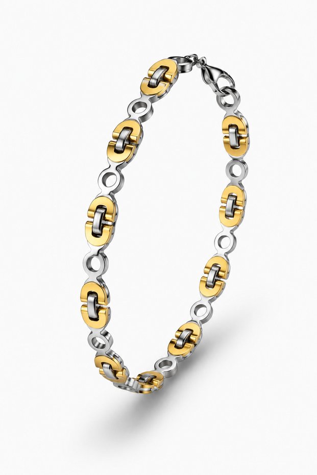 Men's Steel Bracelet - Sailor Model 316 L Stainless Steel Men's Bracelet