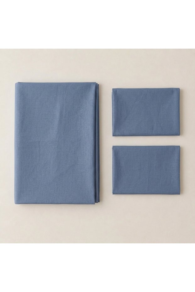 Single Flat (Non-Elastic) Sheet Set (Package Includes 1 Sheet + 2 Pillowcases)