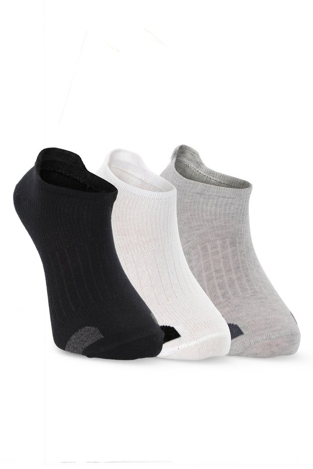 Jadex 3-Pack Men's Black / White Socks Sx16Ce002