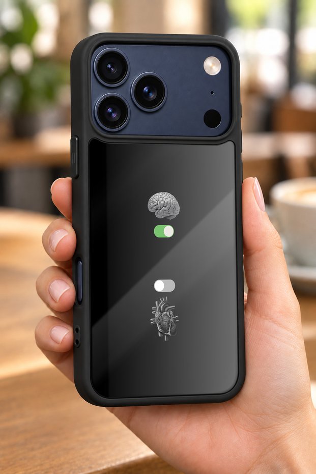 iPhone 18 Pro Max Compatible Brain Patterned Shockproof Case with Camera Protection