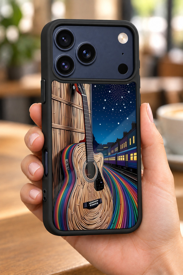 حافظة مقاومة للصدمات متوافقة مع iPhone 18 Pro Max مع حماية للكاميرا بنمط صوتي