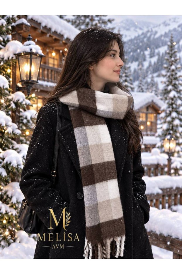 Puffy Soft Textured Women's Scarf Shawl Shoulder Wrap