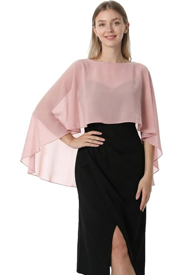 womens Chiffon Cape001 Pashmina Shawl