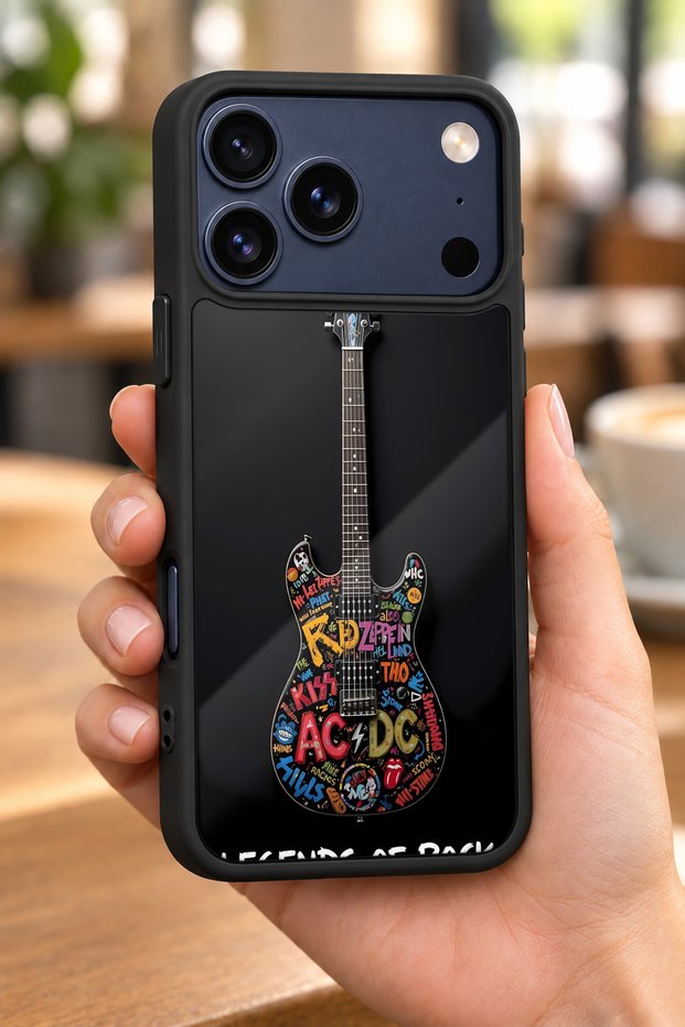 حافظة مقاومة للصدمات متوافقة مع هاتف iPhone 18 Pro مع حماية للكاميرا بنمط Rock