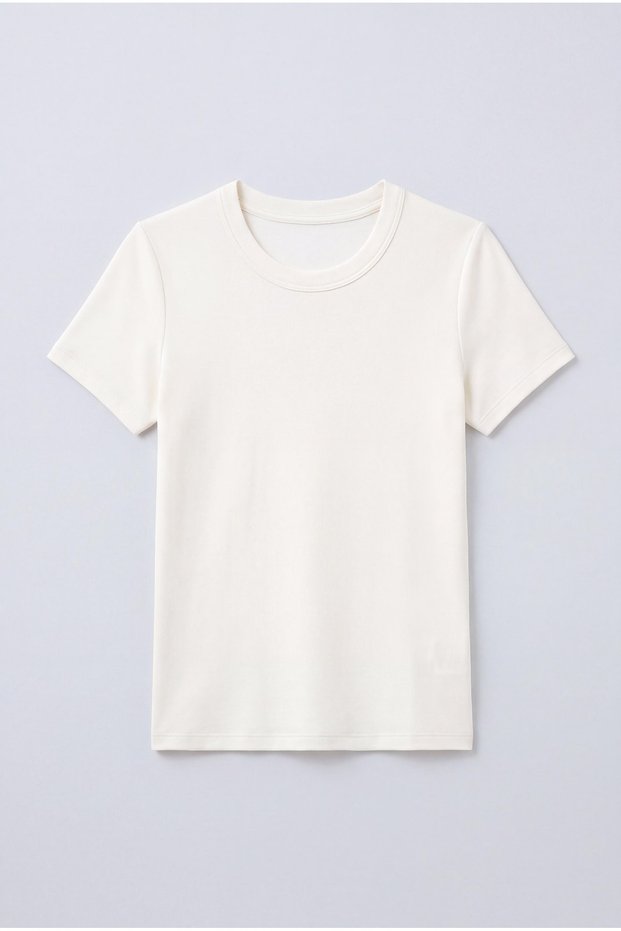 Short Sleeve Crew Neck Basic Badi