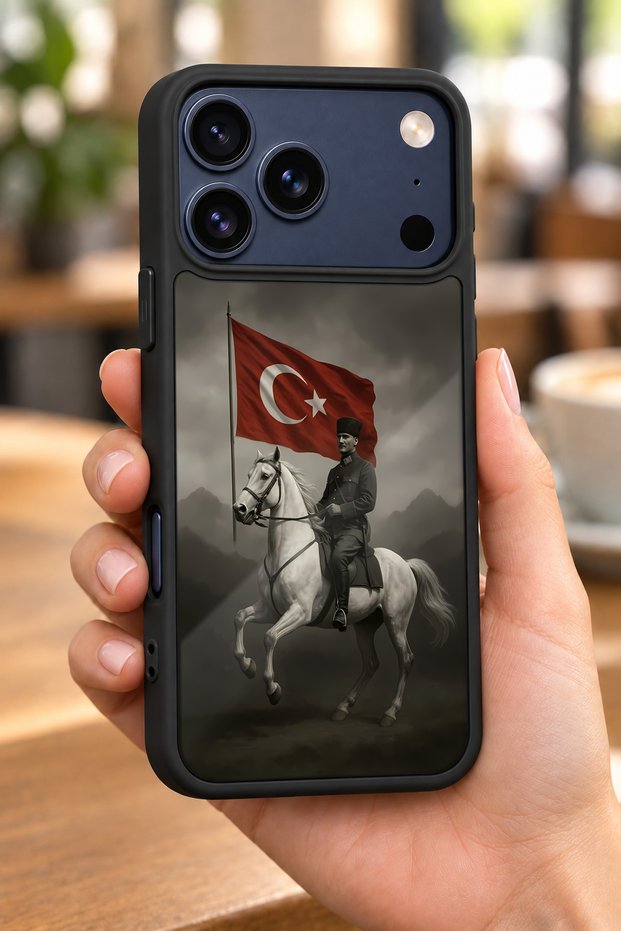 حافظة مقاومة للصدمات متوافقة مع هاتف iPhone 18 Pro من MustafaKemal مع حماية للكاميرا