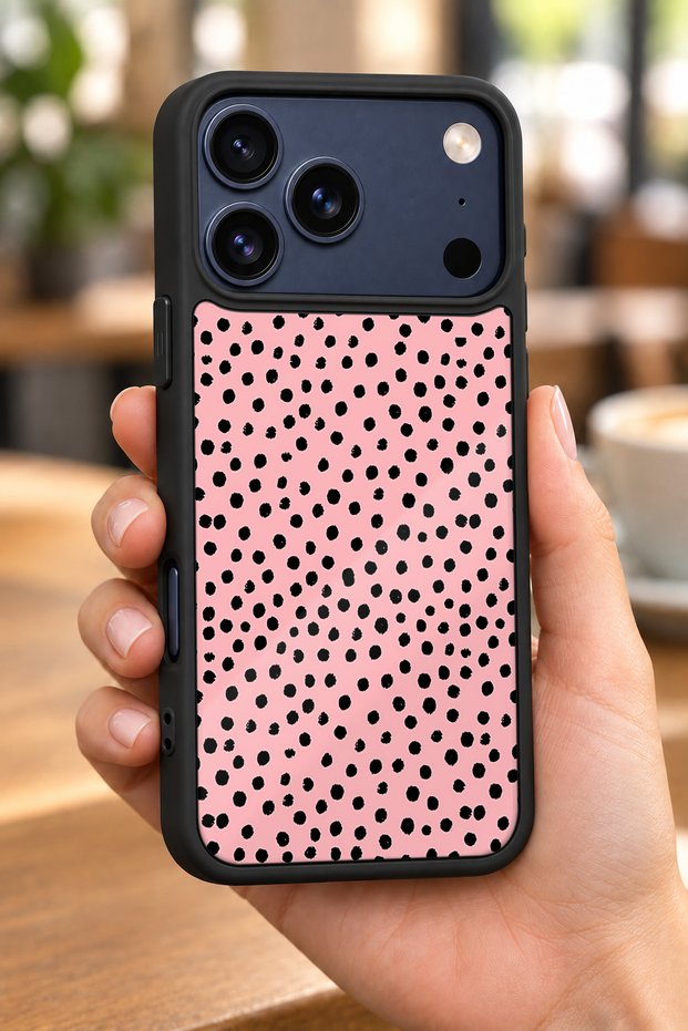 حافظة مقاومة للصدمات متوافقة مع هاتف iPhone 18 Pro مع حماية للكاميرا بنمط جلد الفهد
