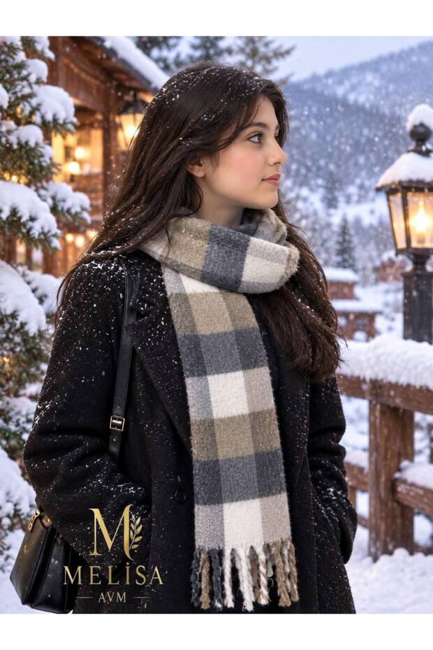 Puffy Soft Textured Women's Scarf Shawl Shoulder Wrap