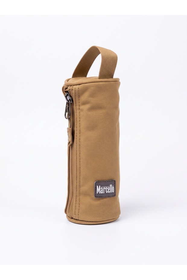 Insulated Bottle Holder Bag with Zipper Closure | Portable Water Bottle Carrier with Carry Handle | Reusable Bottle Sleeve for Travel, Gym, Office, School and Everyday Use