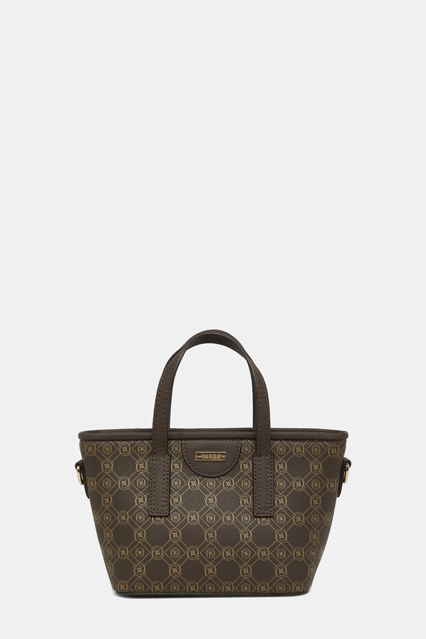 KAHVE MONOGRAM ÇANTA