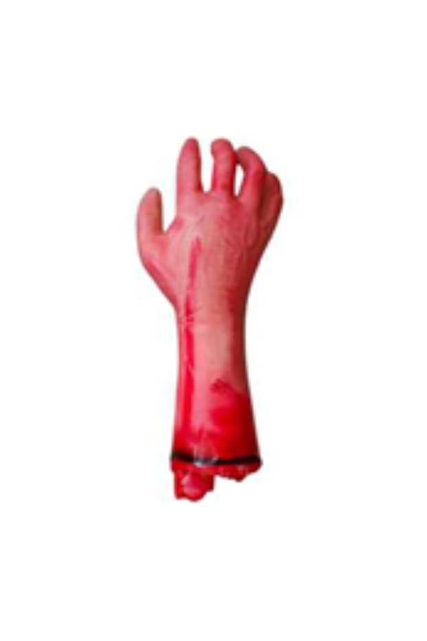 Halloween Severed Arm Prop, Bloody Fake Hand & Arm Horror Decoration for Haunted House