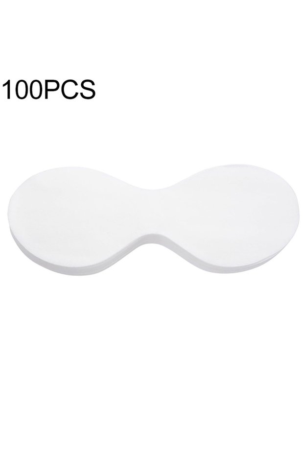 white 100pcs 100pcs/bag Disposable Eye Mask Paper Ultrathin Natural Cotton Eye Care Patches for Wome