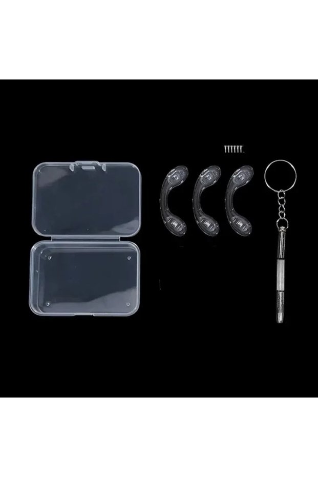 3pcs set 3/8pcs Comfortable U-Shaped Silicone Nose Pads-Repair Kits for Glasses,Non-Slip,Soft,and Br