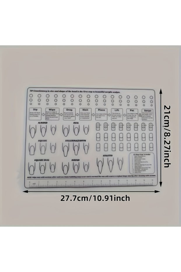 1pc Professional Nail Manicure Tool Silicone Nail Pad Printing And Color Filler Tool Innovative Nail