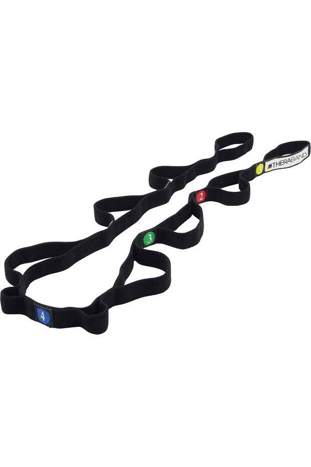 Stretch Strap with Loops to Increase Flexibility, Dynamic Stretching Tool for Athletes Including Dancers, Cheerleaders, Gymnasts, Runners, Pilates and Yoga Elastic Stretch Out Band