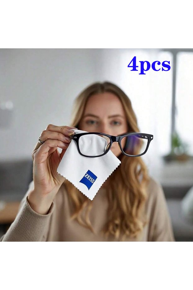4jiancaisi Ultra-fine Eyeglass Cleaning Cloth, Reusable Eyeglass Cleaning Cloth, Anti-fog Eyeglass C
