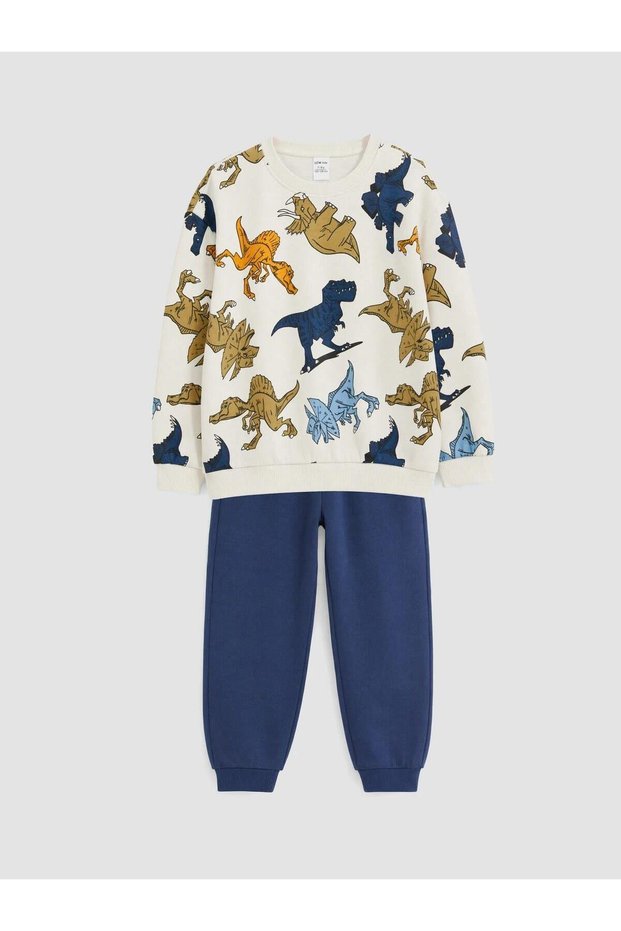 Dinosaur Printed Boys' Thick Set (W6)