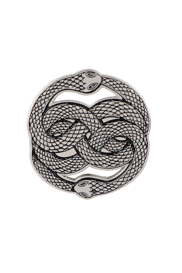 1 Snake Enamel Pin Cartoon Brooch For Coat Women's Brooches Fashion Lapel Badges Jewelry Gift for Fr